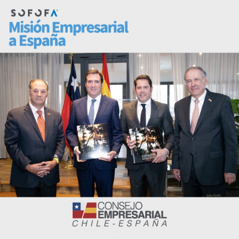 Más de 150 empresarios chilenos y españoles participan de recepción de negocios en Madrid