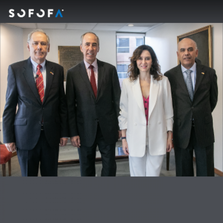 Isabel Díaz Ayuso, presidenta de la Comunidad de Madrid, visitó SOFOFA