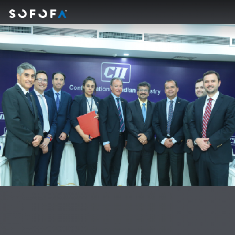 Consejo Empresarial Chile-India de SOFOFA y la Confederación de Industrias de la India firman acuerdo para incentivar la cooperación comercial